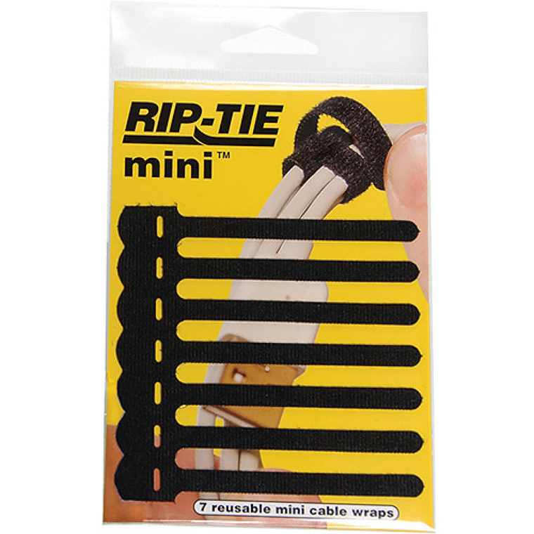 RIP-TIE Q-35-007 MINI CABLE WRAPS - BLK 1