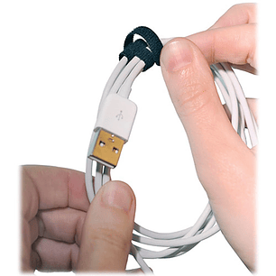 RIP-TIE Q-35-007 MINI CABLE WRAPS - BLK