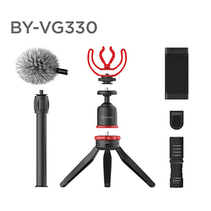 BOYA BY-VG330 Kit de Microfono y Tripode para Celular