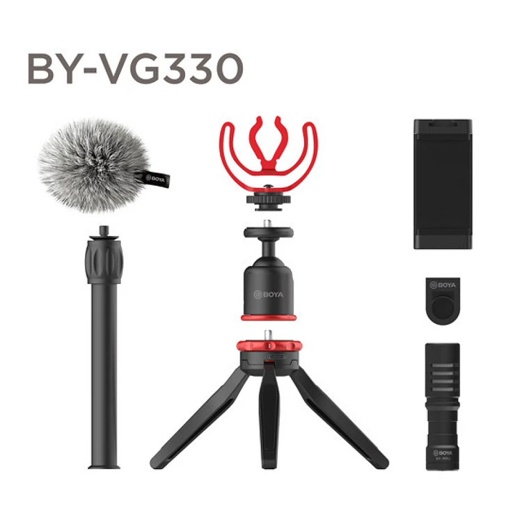 BOYA BY-VG330 Kit de Microfono y Tripode para Celular 1
