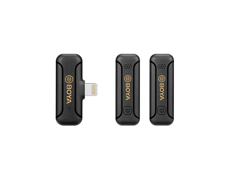 BOYA BY-WM3T2-D2 Micrófono Inalámbrico Lightning Doble 50 metros 1