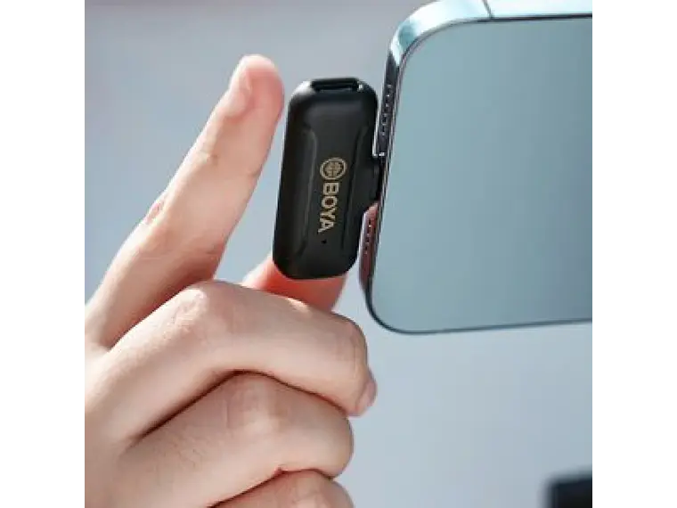 BOYA BY-WM3T2-D2 Micrófono Inalámbrico Lightning Doble 50 metros 2