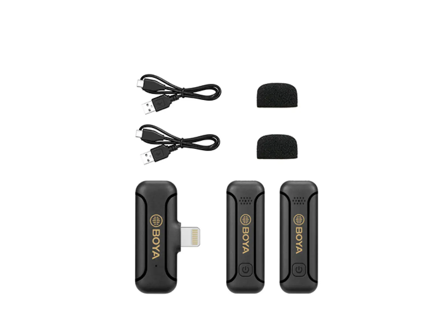 BOYA BY-WM3T2-D2 Micrófono Inalámbrico Lightning Doble 50 metros 4