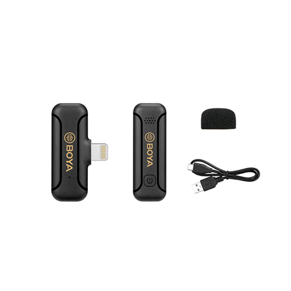 BOYA BY-WM3T2-D1 Micrófono Inalámbrico Lightning 50 metros
