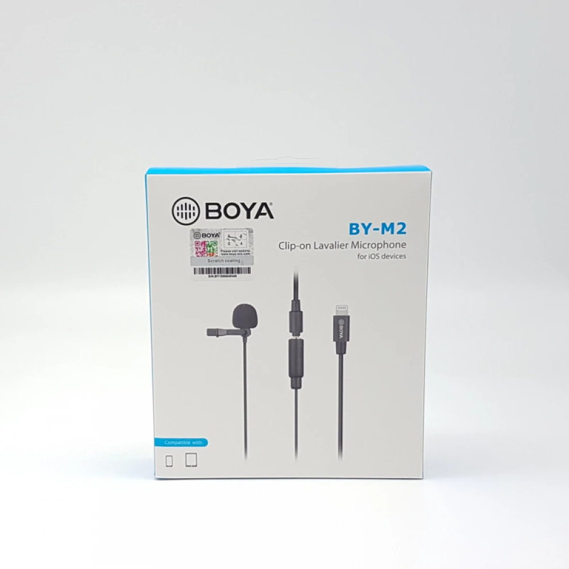 BOYA BY-M2 Micrófono Lavalier Para Iphone Con Conector Lightning 1