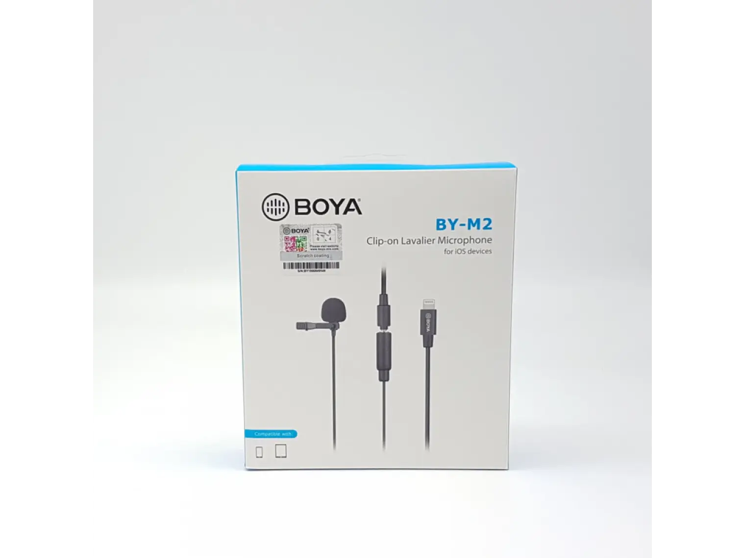 BOYA BY-M2 Micrófono Lavalier Para Iphone Con Conector Lightning 1