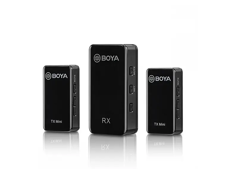 BOYA BY-XM6-S2 Mini Micrófono Inalámbrico Ultra Compacto 100 metros 1