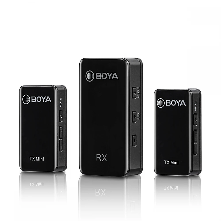BOYA BY-XM6-S2 Mini Micrófono Inalámbrico Ultra Compacto 100 metros 1