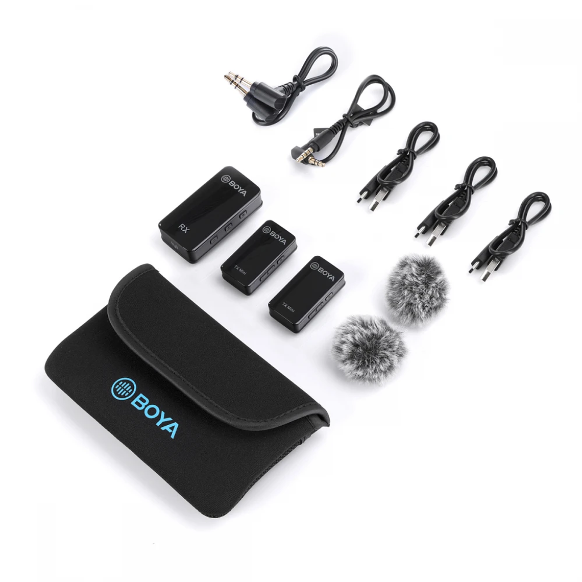 BOYA BY-XM6-S2 Mini Micrófono Inalámbrico Ultra Compacto 100 metros 3