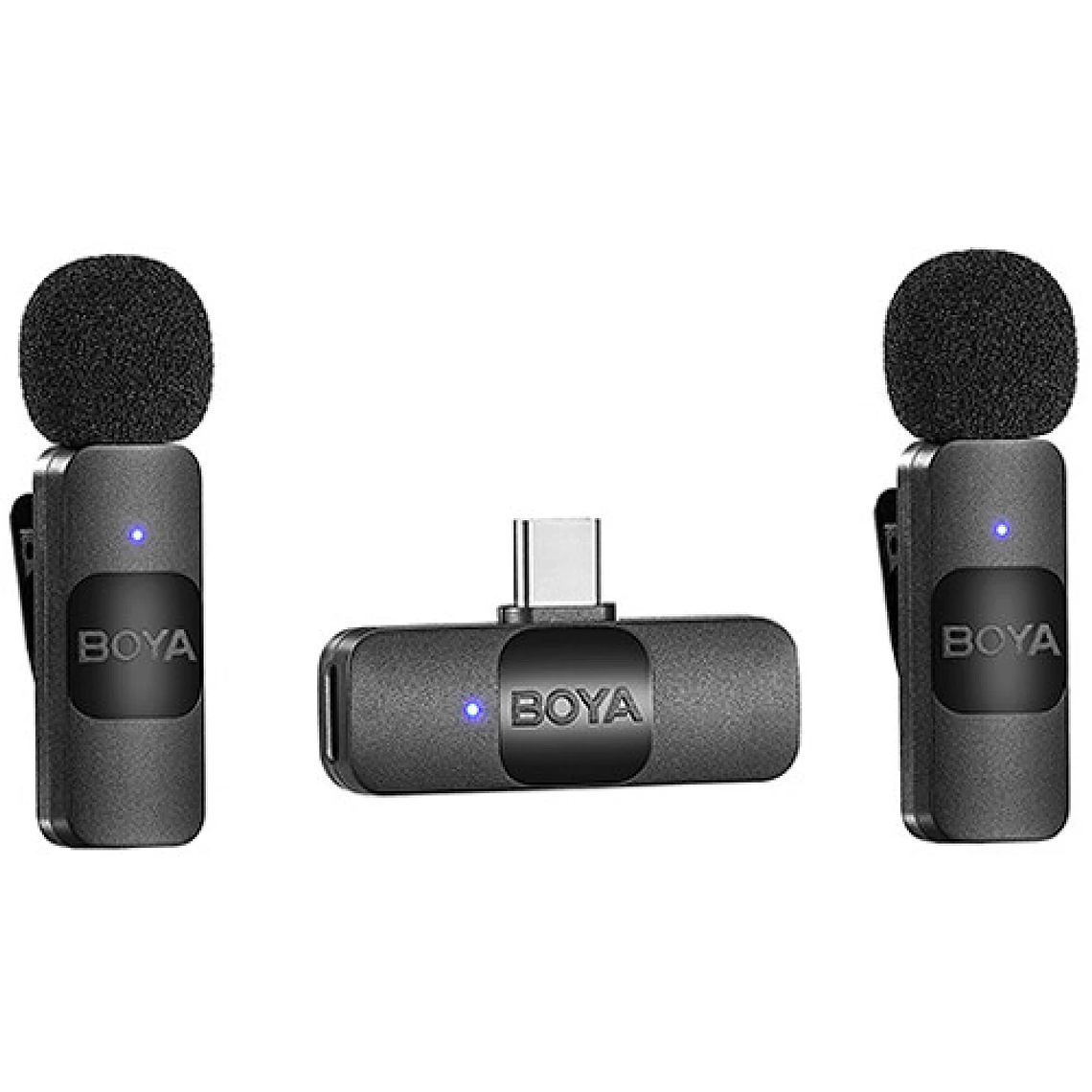 BOYA BY-V20 Microfono Inalambrico Doble. Conexion tipo C 1