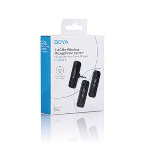 Boya BY-WM3T2-M2 Micrófono Inalámbrico Doble 50 Metros TRS