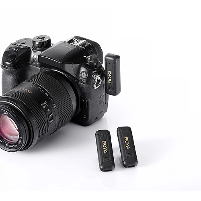 Boya BY-WM3T2-M2 Micrófono Inalámbrico Doble 50 Metros TRS 4