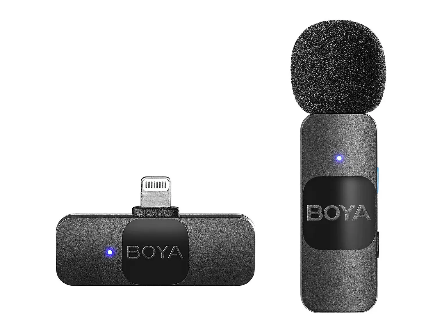 BOYA BY-V2 Microfono Inalambrico Doble. Conexion tipo Lightning 4