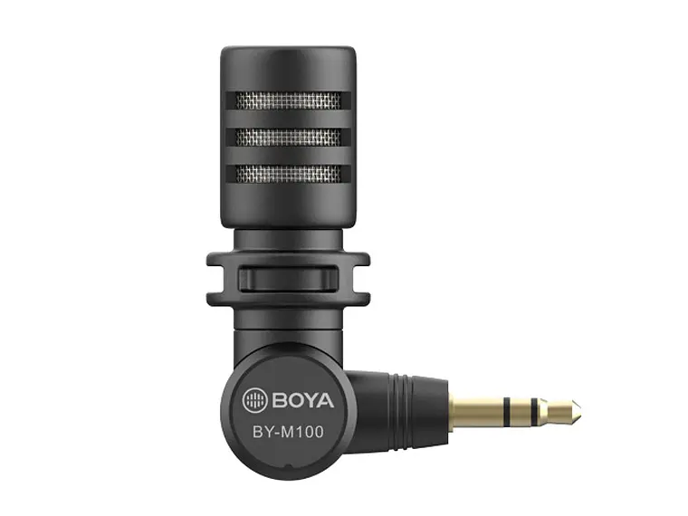 BOYA BY-M100 Microfono Compacto Conector TRS 3.5mm 4