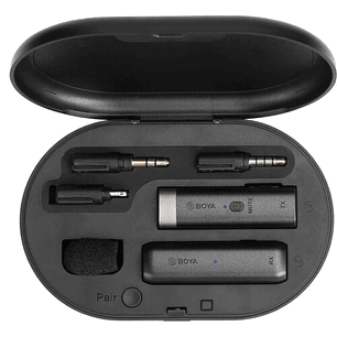 BOYA BY-WM3U Microfono Inalambrico para Camaras, Smartphones y USB-C