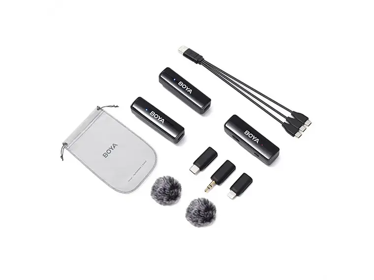 BOYA BY-BOYALINK A2 Sistema de Microfono Inalambrico 7