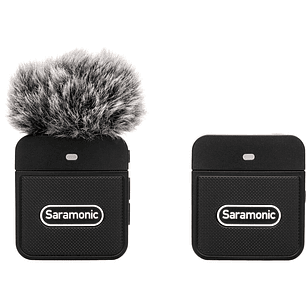 Saramonic Blink 100 B1 Sistema de Micrófono Inalámbrico Compacto, 1 transmisor y 1 receptor, Salida 3.5mm
