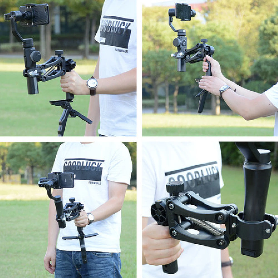 DIGITALFOTO Mango de resorte Z-Axis para Osmo Pocket y Smartphone. 2