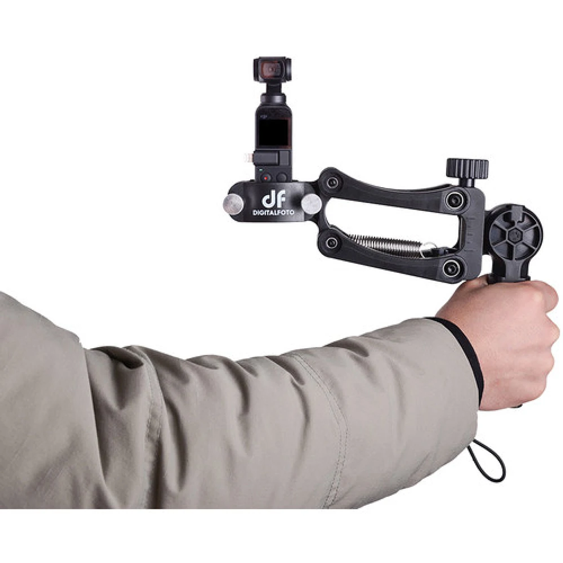 DIGITALFOTO Mango de resorte Z-Axis para Osmo Pocket y Smartphone. 3