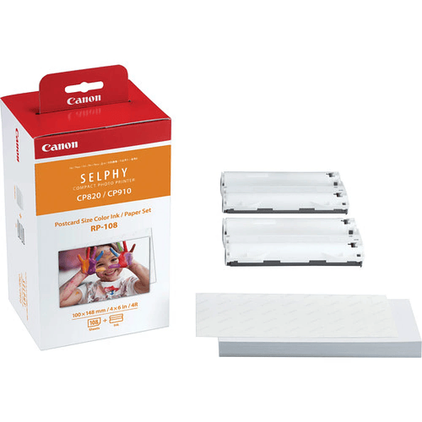 Canon Selphy  RP-108 set tinta/papel