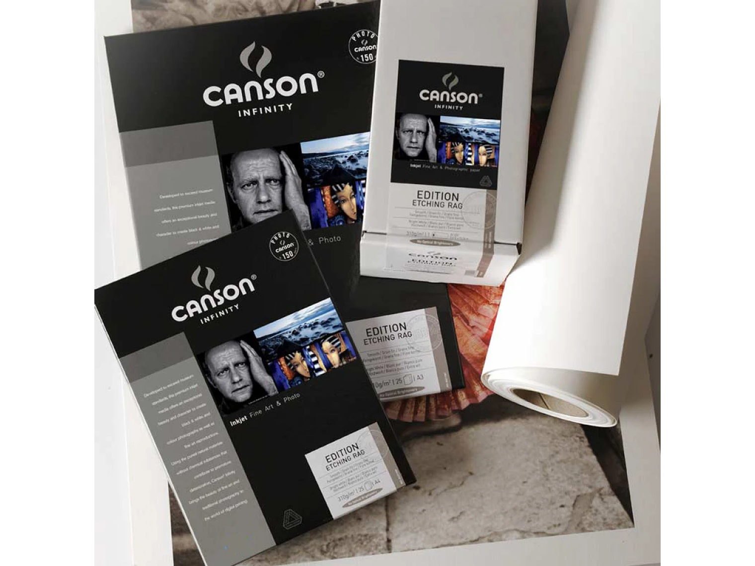 Canson Infinity Etching rag 310 GR A4 25 HJS 1