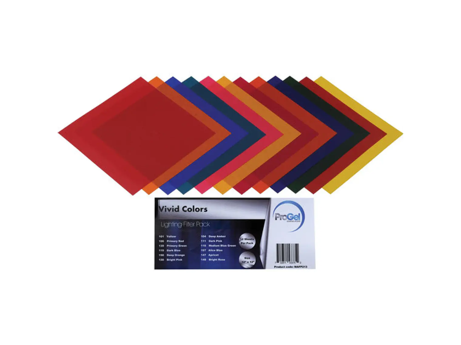 Pro Gel Vivid Colors Filter Pack 12 x 12 1