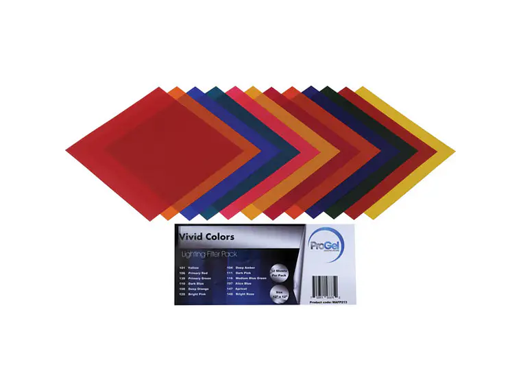Pro Gel Vivid Colors Filter Pack 12 x 12 1