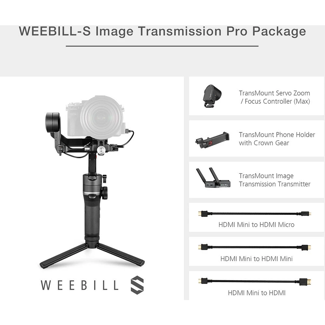 Estabilizador  Zhiyun Weebill-S Pro Package 5