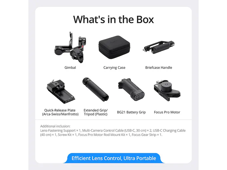 DJI Estabilizador RS 4 Combo 8