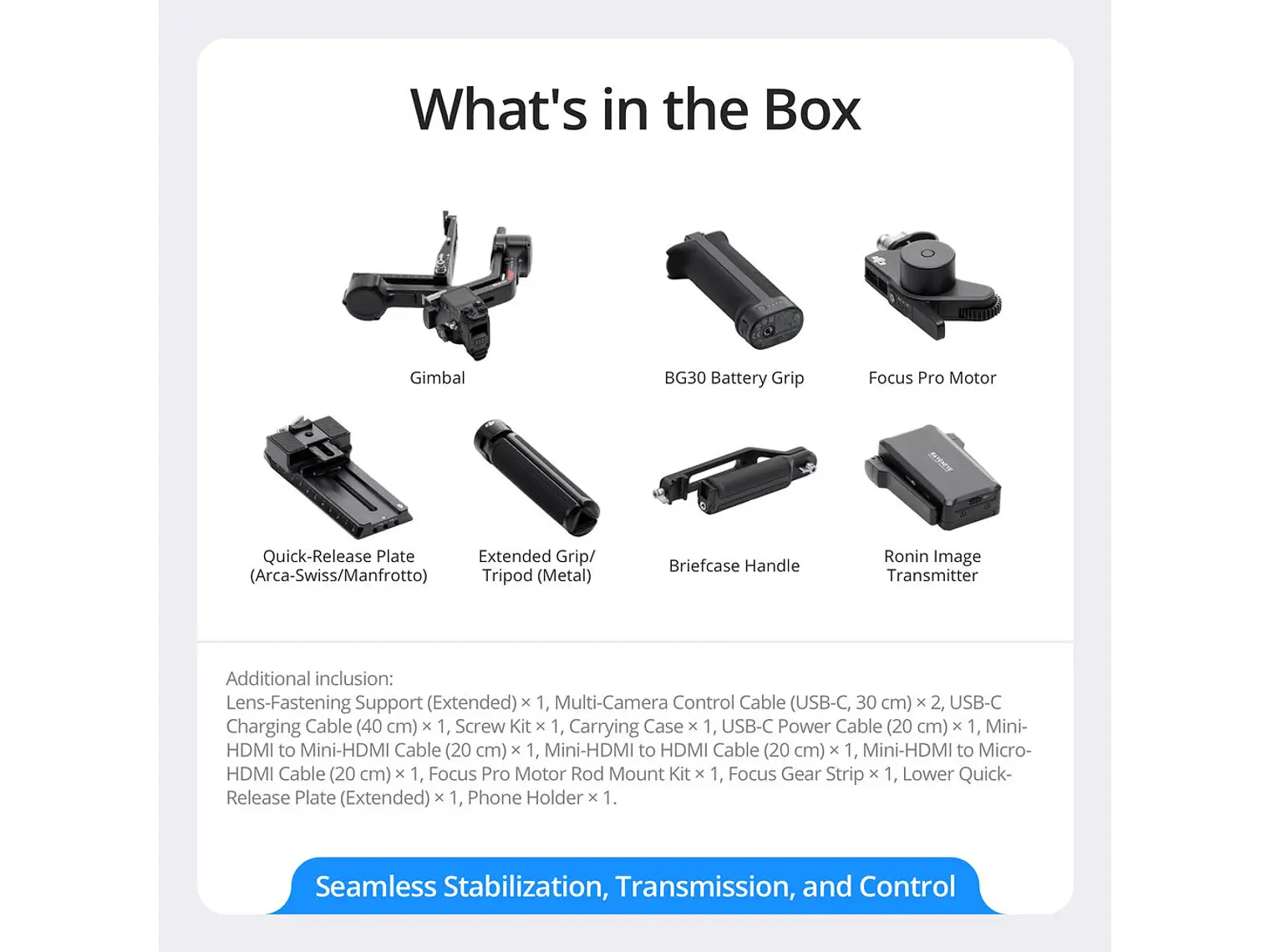 DJI Estabilizador RS 4 Pro Combo 7