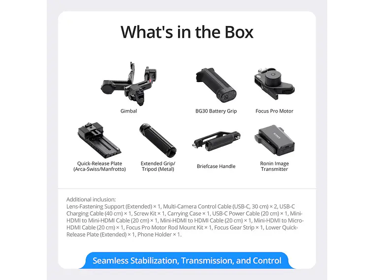 DJI Estabilizador RS 4 Pro Combo 7