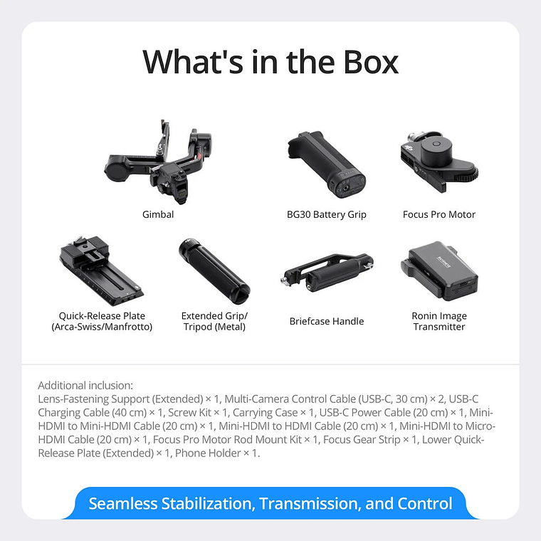 DJI Estabilizador RS 4 Pro Combo 7