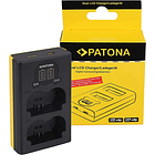 Patona Cargador Dual LCD NP-W235 1