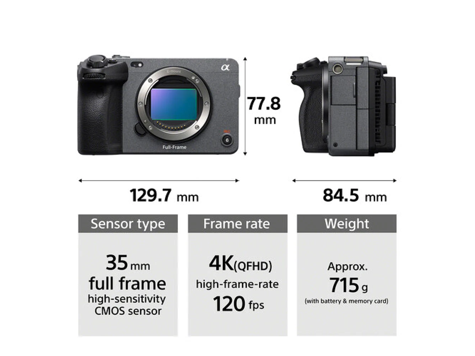 Sony FX-3 Full Frame Cinema 2