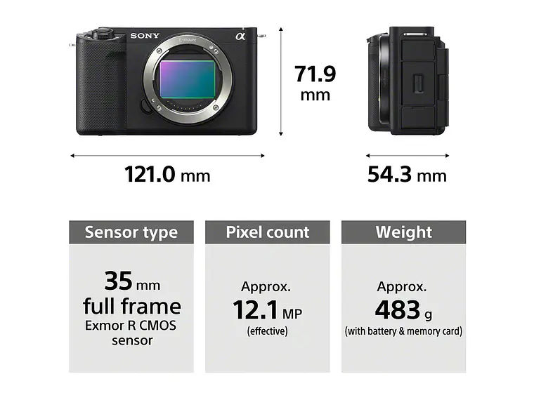 Sony ZV-E1 BODY NEGRO 2