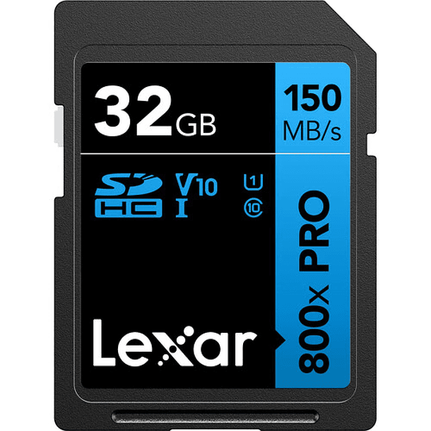 Tarjeta de Memoria Lexar Profesional 32GB SDHC 800x PRO UHS-I