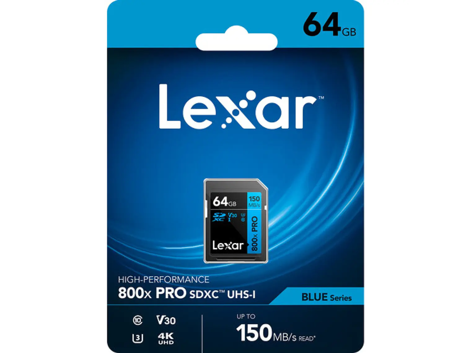 Tarjeta de Memoria Lexar Profesional 64GB SDHC 800x PRO UHS-I 2