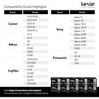 Tarjeta de memoria SDXC Lexar  256GB Profesional SILVER PRO UHS-II V60 2