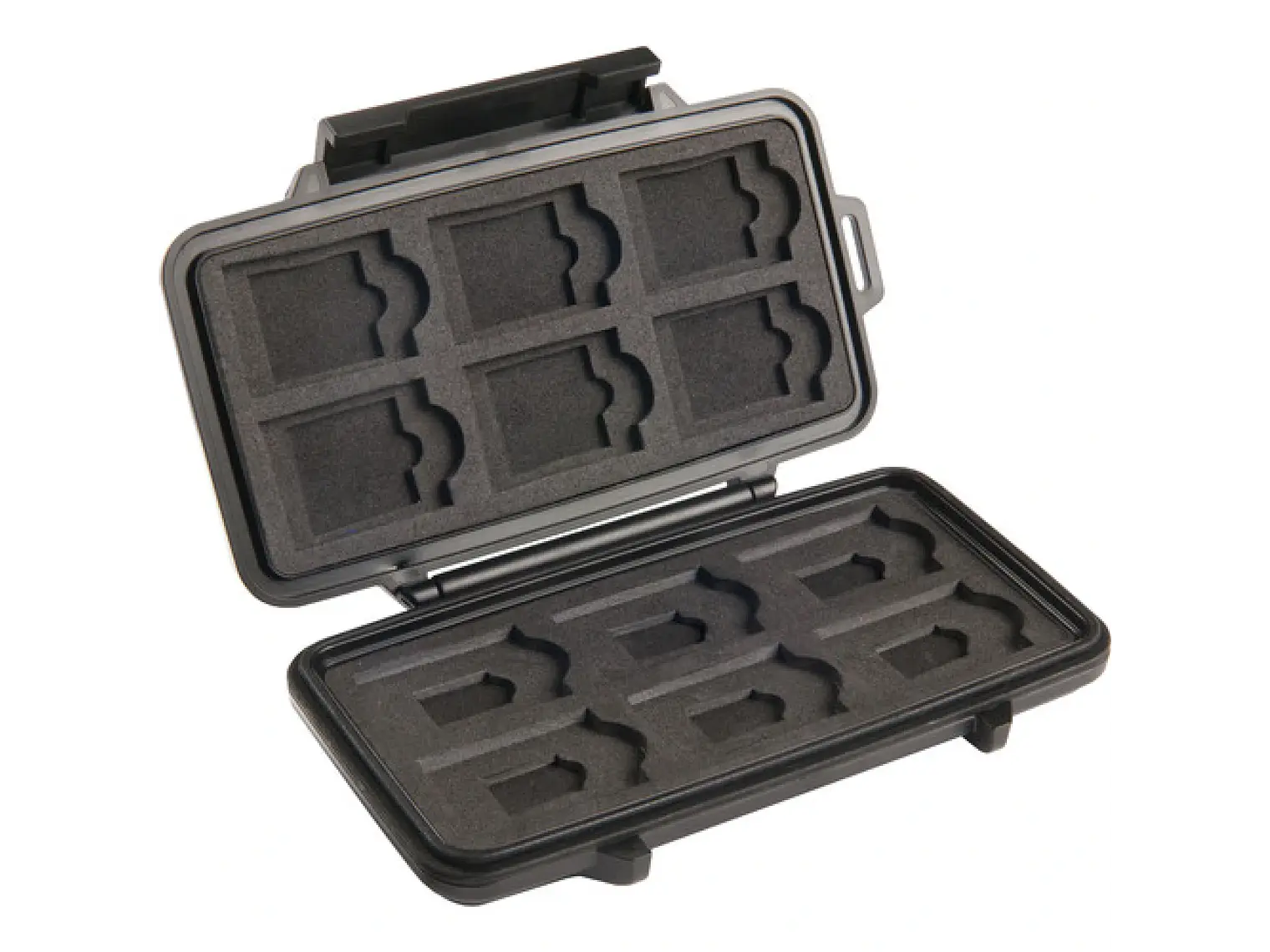 Pelican 0915 Memory Card Case for 12 SD, 6 miniSD, and 6 microSD Cards (Black) 1