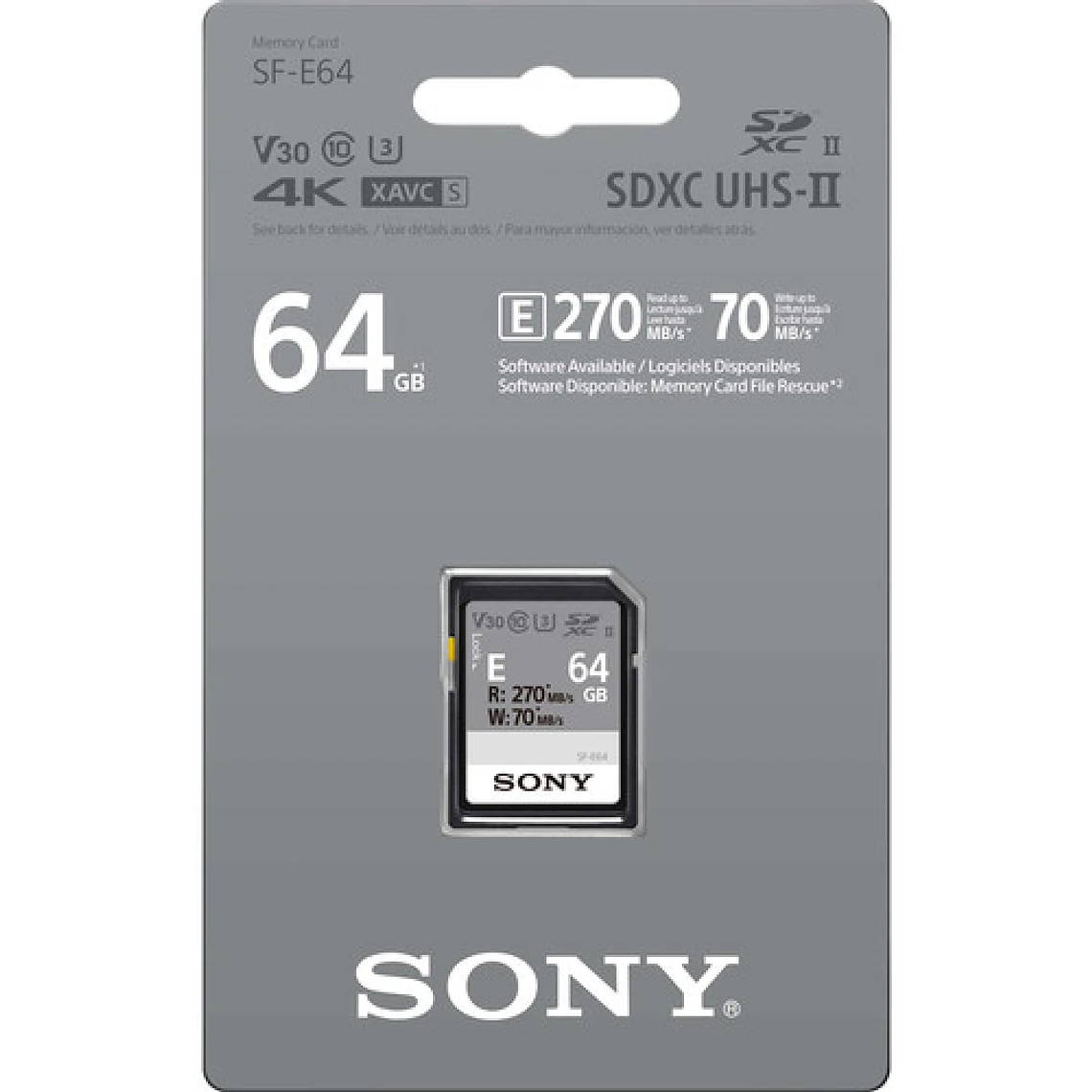 Sony SDXC UHS-II SF-E 64GB 2