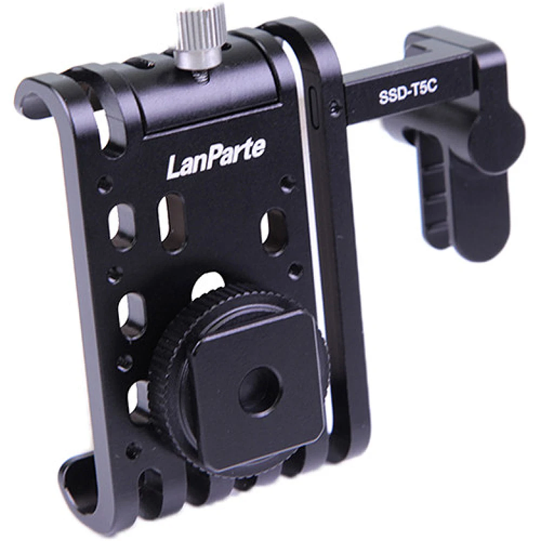LanParte Clamp Cold Shoe para Samsung T5 SSD 1