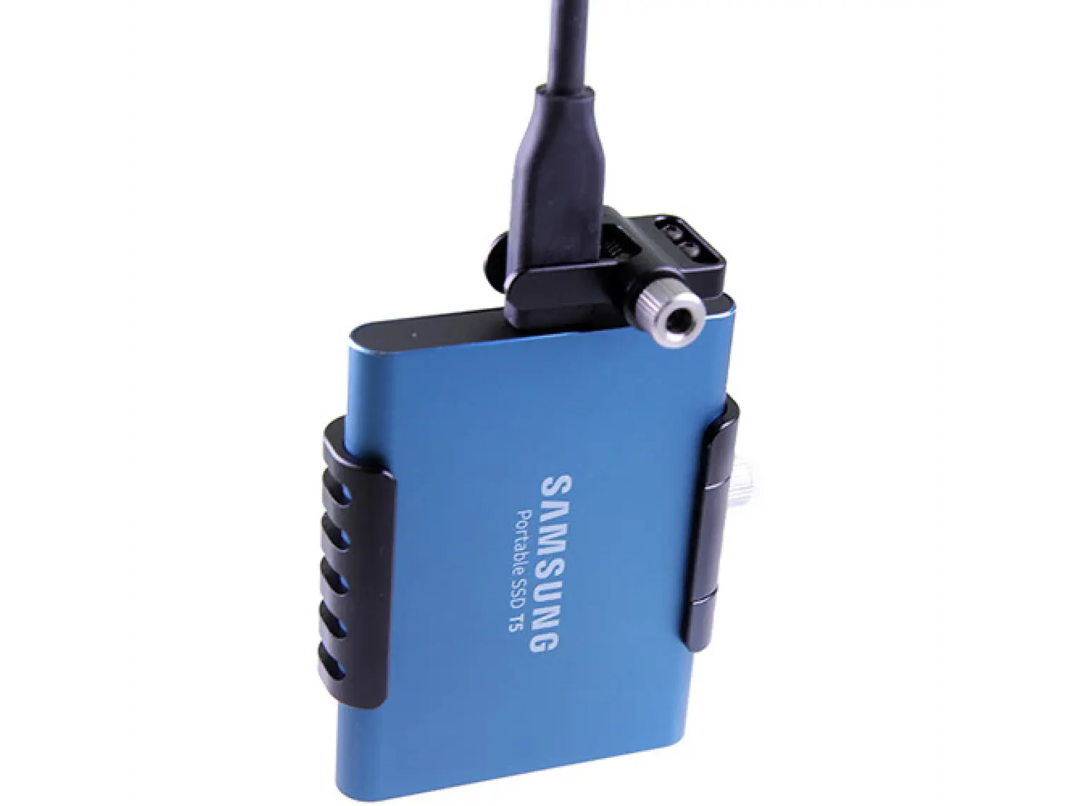 LanParte Clamp Cold Shoe para Samsung T5 SSD 7