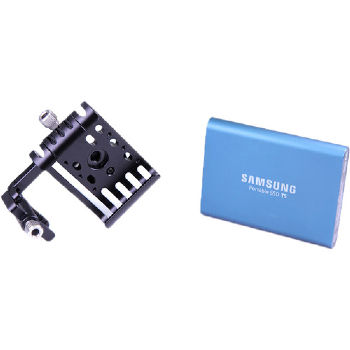 LanParte Clamp Cold Shoe para Samsung T5 SSD 8