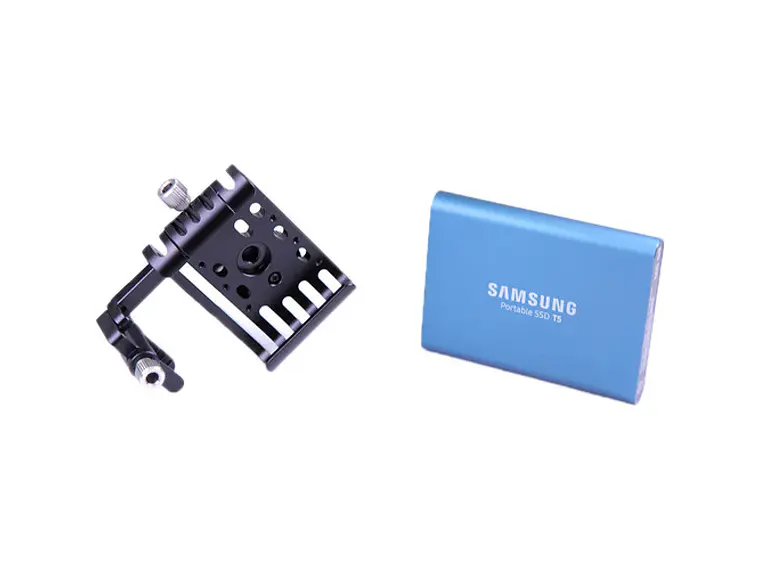 LanParte Clamp Cold Shoe para Samsung T5 SSD 8