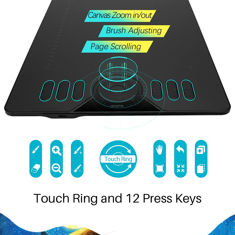 HUION PEN TABLET INSPIROY H610 4