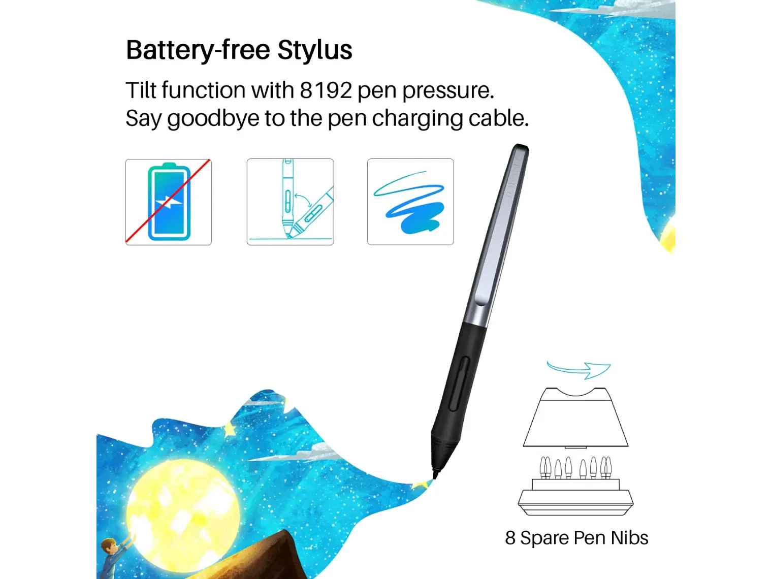HUION PEN TABLET INSPIROY H610 5