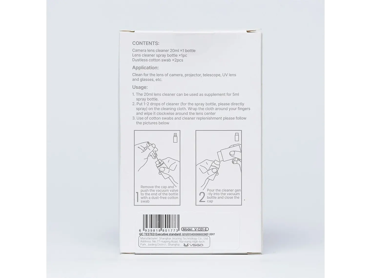 VSGO Kit de Limpieza externa V-C01E 6