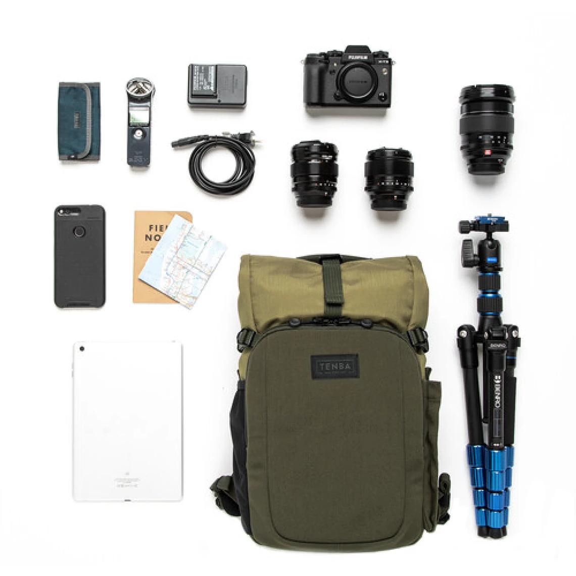 Mochila Tenba Fulton v2 10l Tan Olive 5