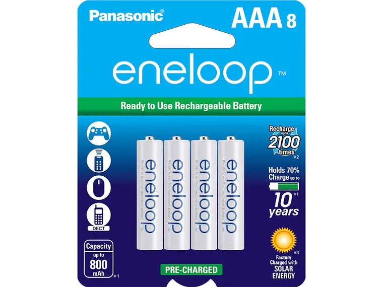 Pilas Eneloop AAA 800mAh x8 unidades 1