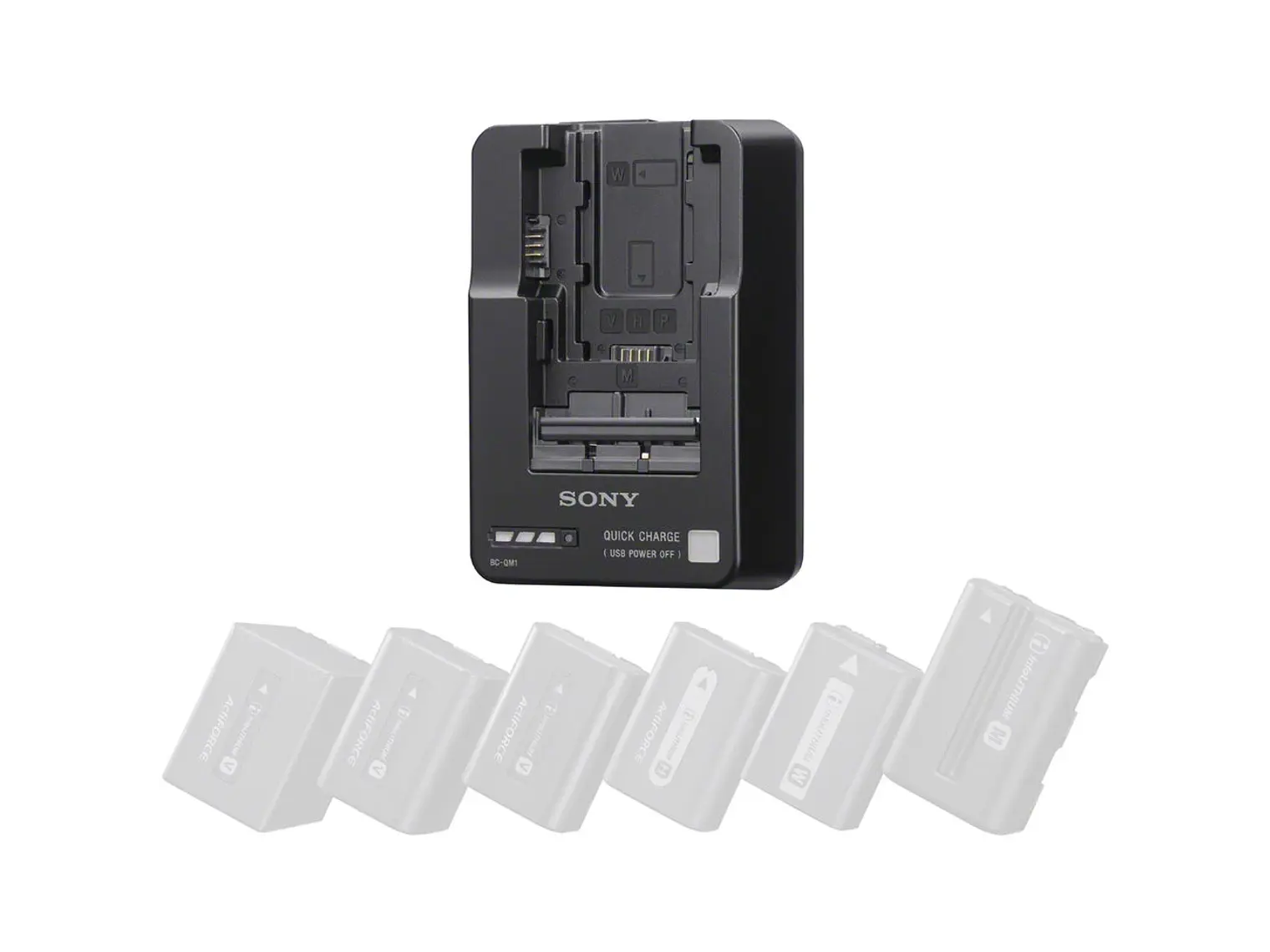 Sony BC-QM1 CARGADOR DE BATERIA PARA W / V / M / H / P para FW50 1